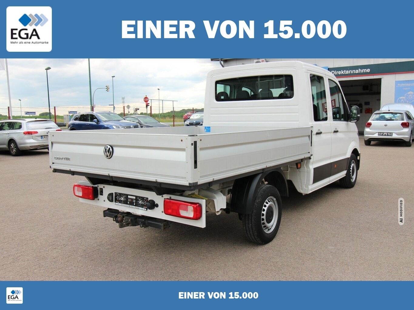 Volkswagen Crafter 35 2.0 TDI DOKA Pritsche 7-SITZ+AHK+TEMPOMAT...