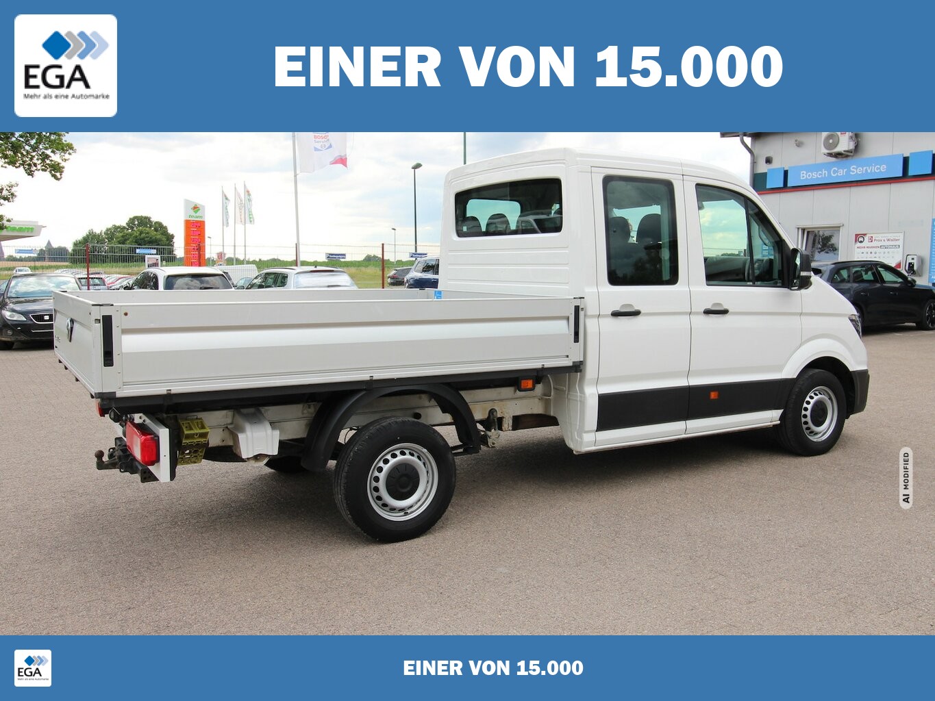 Volkswagen Crafter 35 2.0 TDI DOKA Pritsche 7-SITZ+AHK+TEMPOMAT...