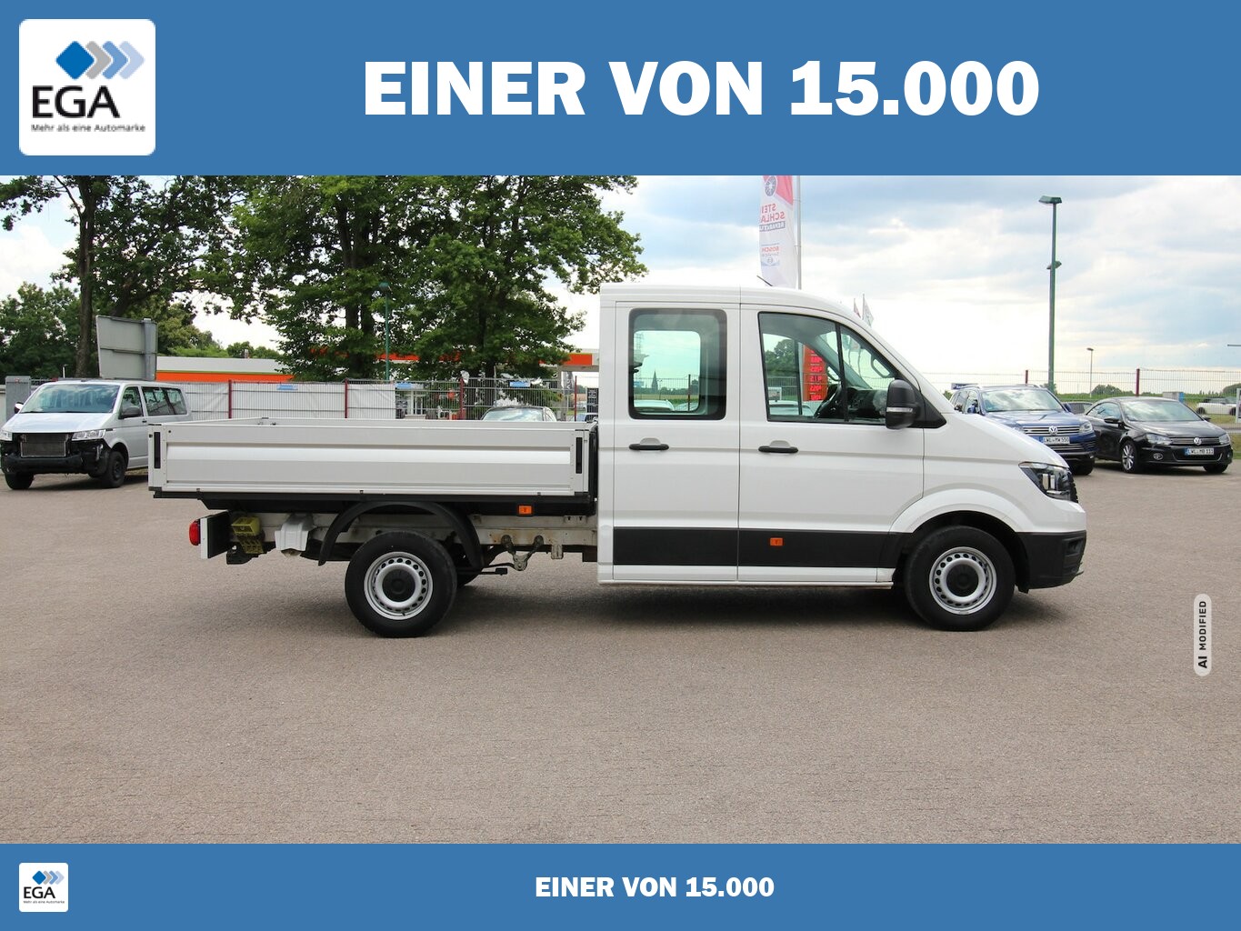 Volkswagen Crafter 35 2.0 TDI DOKA Pritsche 7-SITZ+AHK+TEMPOMAT...