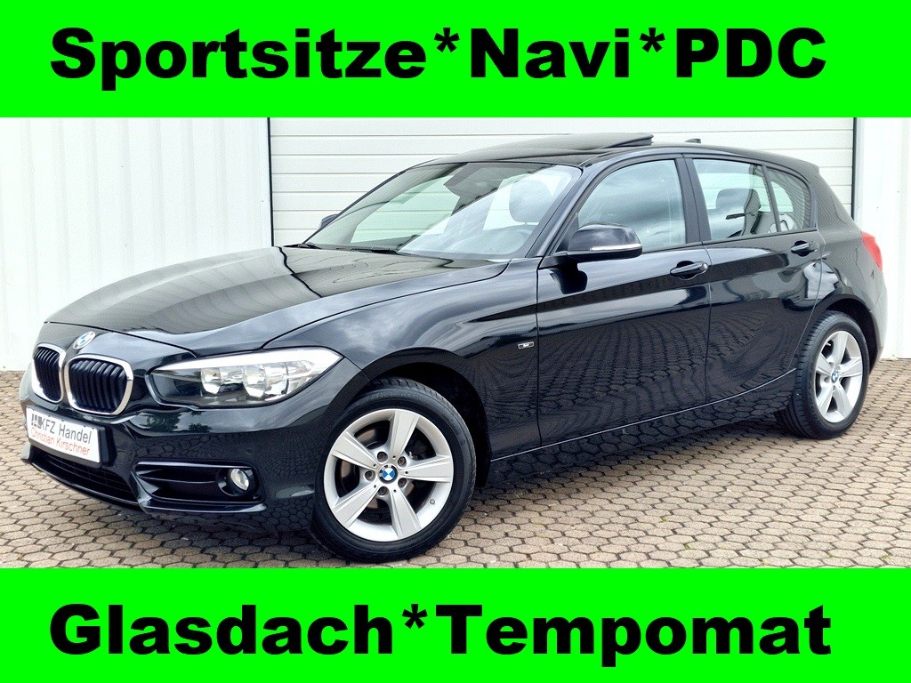 BMW 116  i Sport Line*Navi*Tempomat*PDC*Glasdach