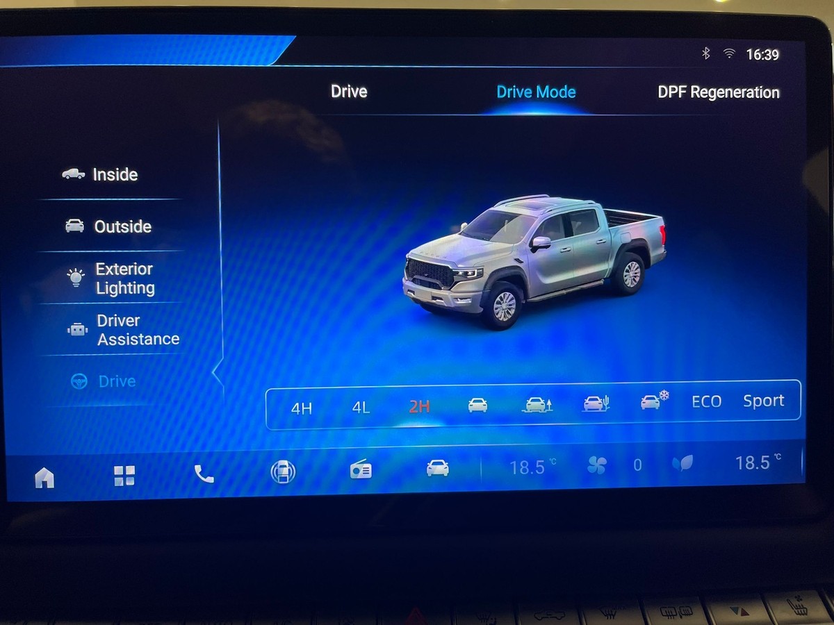 Foton 4 Ultra Sitzbelüftung Panorama Leder AHK