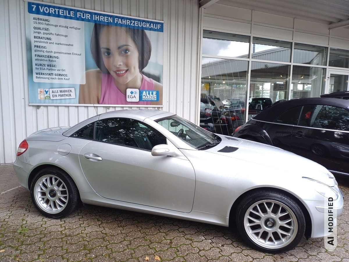 Mercedes-Benz SLK 200 KOMPRESSOR  NAVI LEDER SHZ ALU TEMPO SPOSI