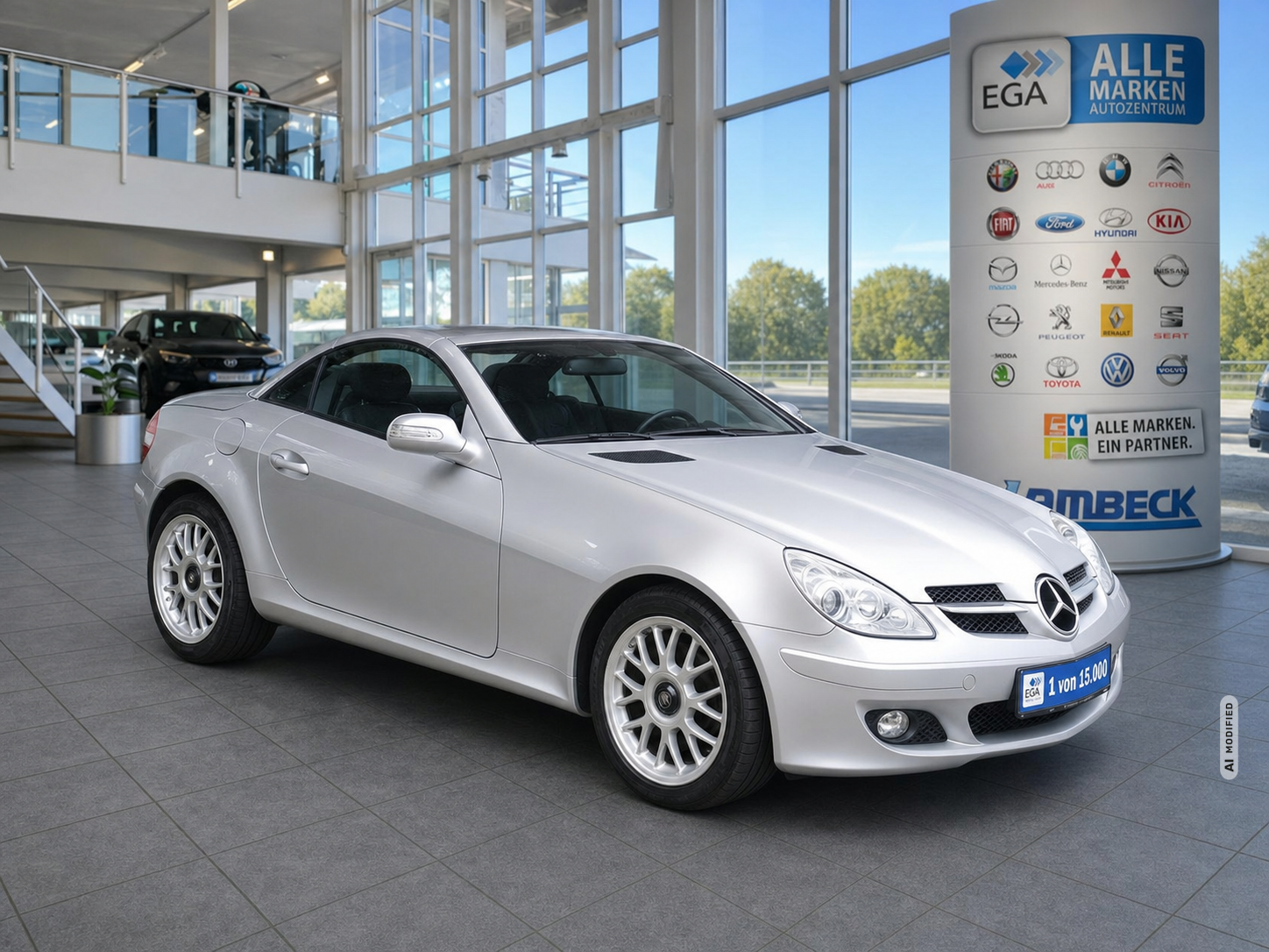Mercedes-Benz SLK 200 KOMPRESSOR  NAVI LEDER SHZ ALU TEMPO SPOSI