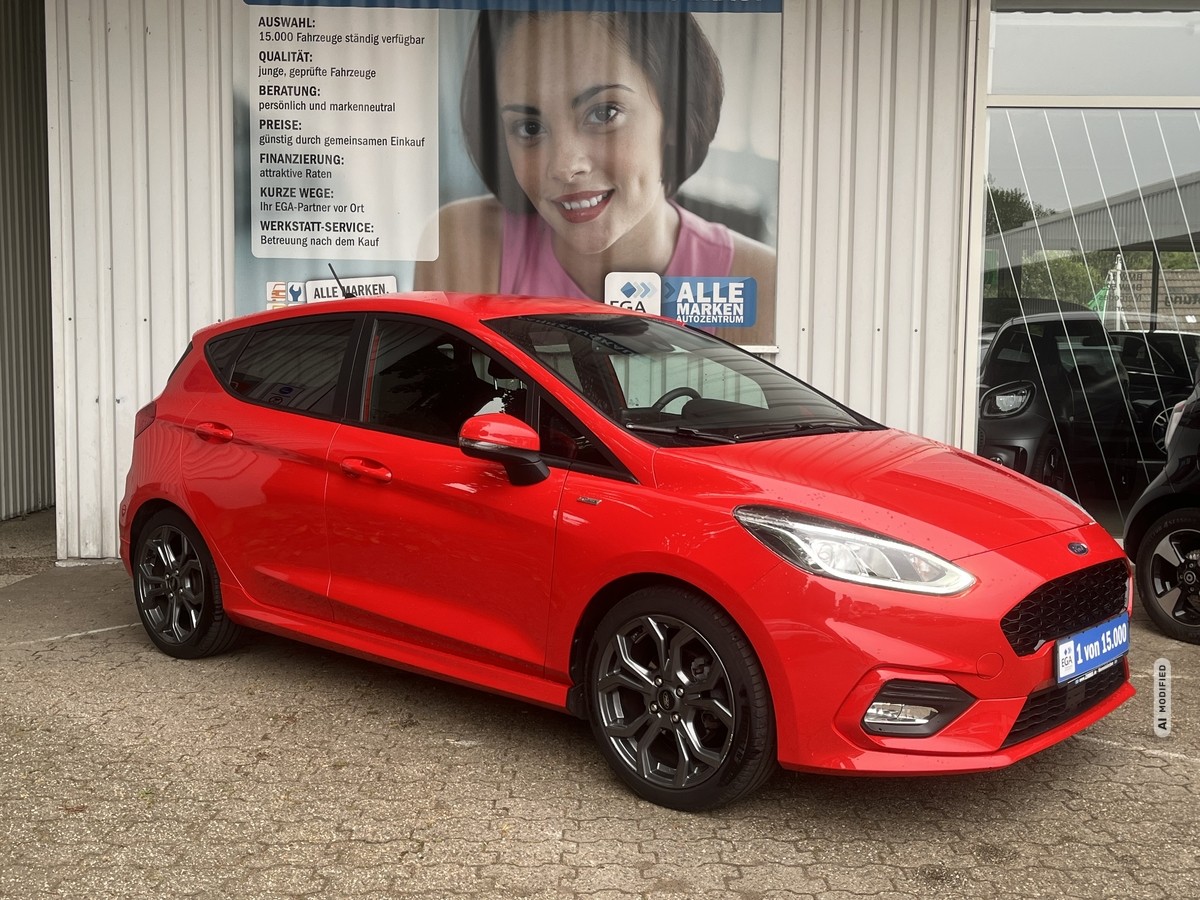 Ford Fiesta 1.0 EB ST-LINE KLIMA PDC SHZ AHK  WINTER-PAKET ALU 