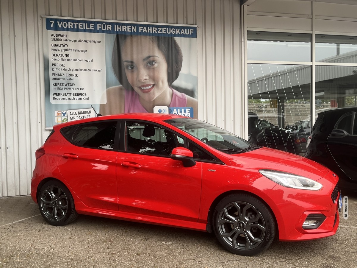 Ford Fiesta 1.0 EB ST-LINE KLIMA PDC SHZ AHK  WINTER-PAKET ALU 
