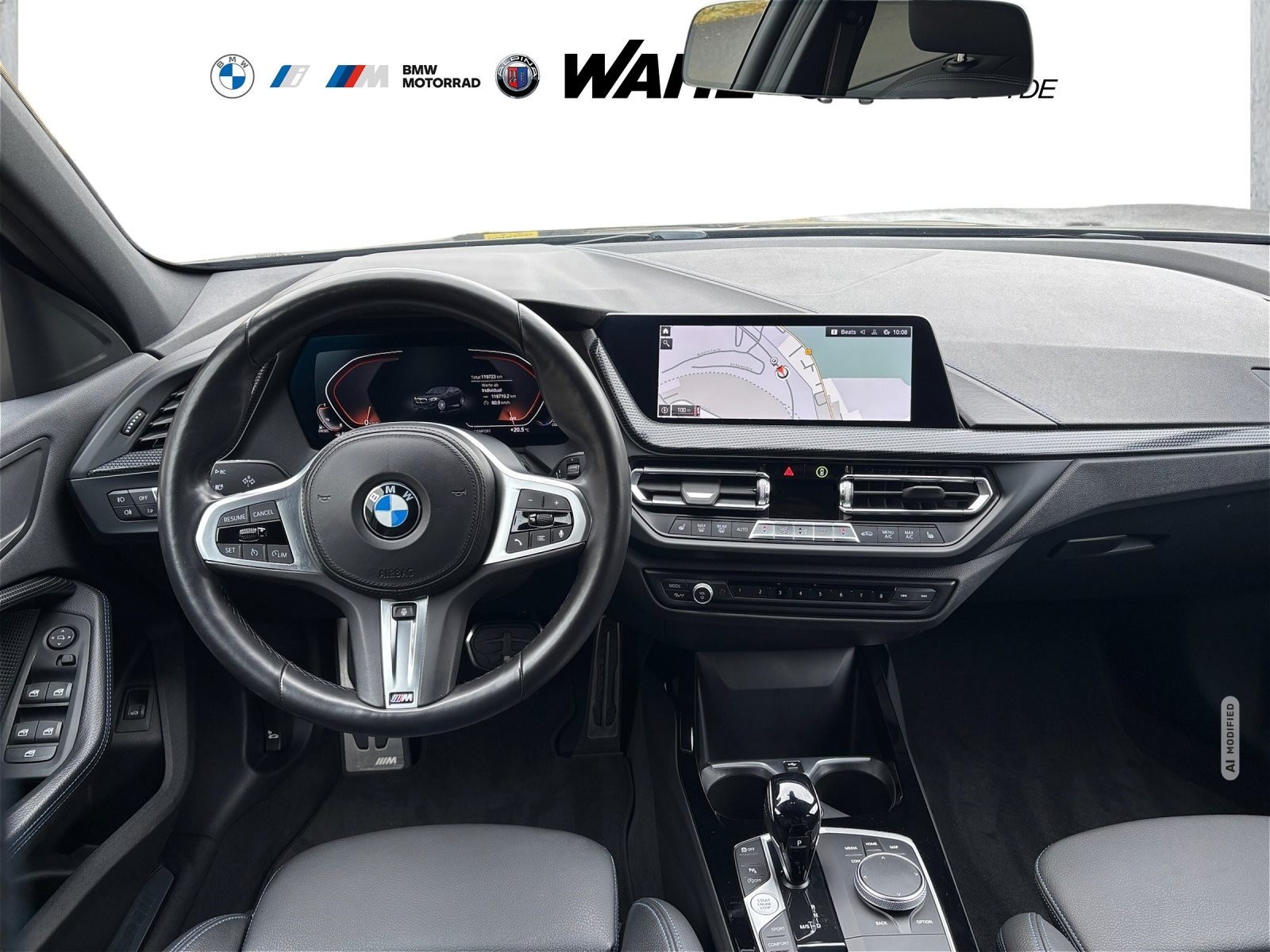 BMW 118 M SPORT AUT LC PROF LED GRA PDC ALARM LORDOSE SHZG DAB WLAN