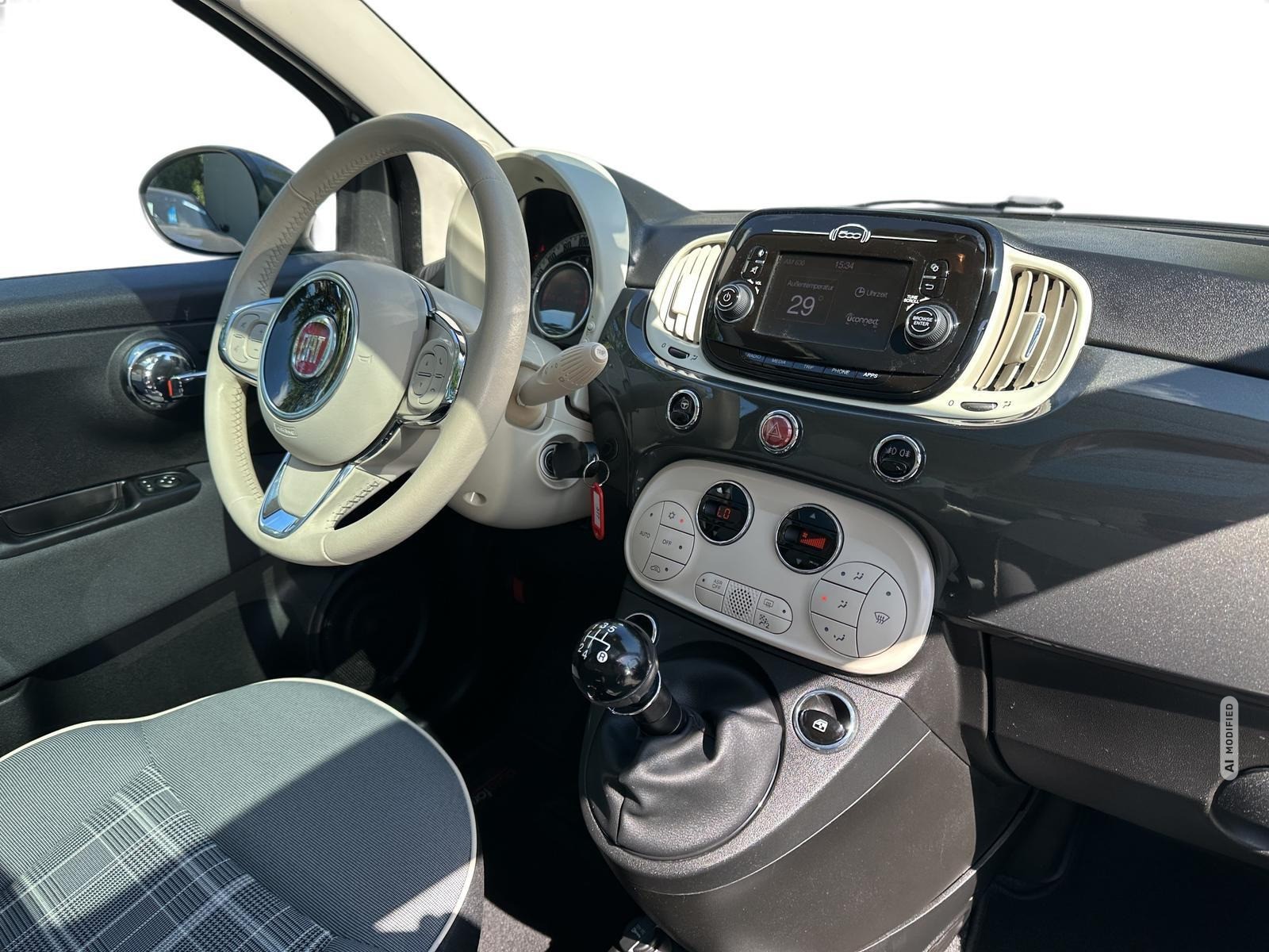 Fiat 500 Lounge Pano/Radio/Bluetooth/Tempomat
