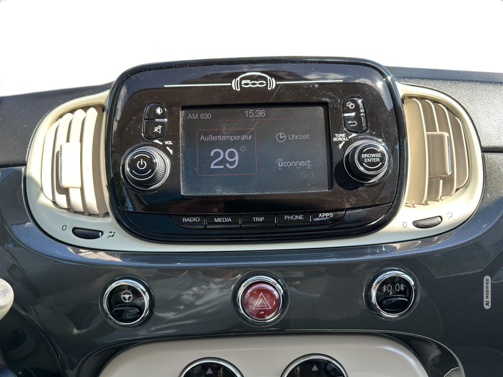 Fiat 500 Lounge Pano/Radio/Bluetooth/Tempomat