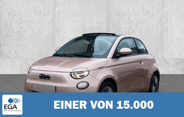 Fiat 500e Navi Memory Sitze Soundsystem JBL Apple CarPlay Android Auto Klimaautom Fah