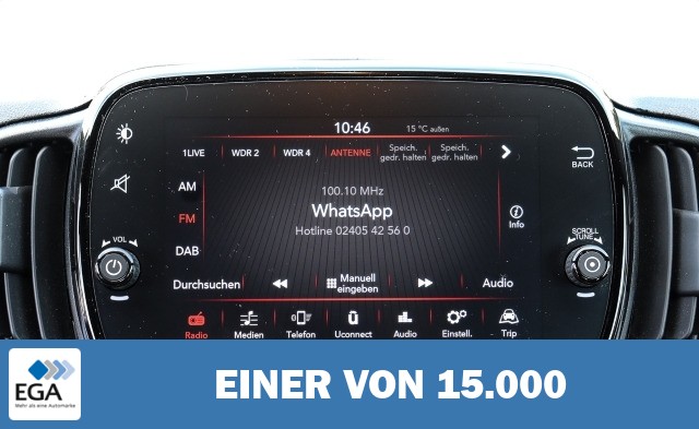 Fiat 500C Club Apple CarPlay Android Auto Musikstreaming DAB Temp Tel.-Vorb. Berganfa