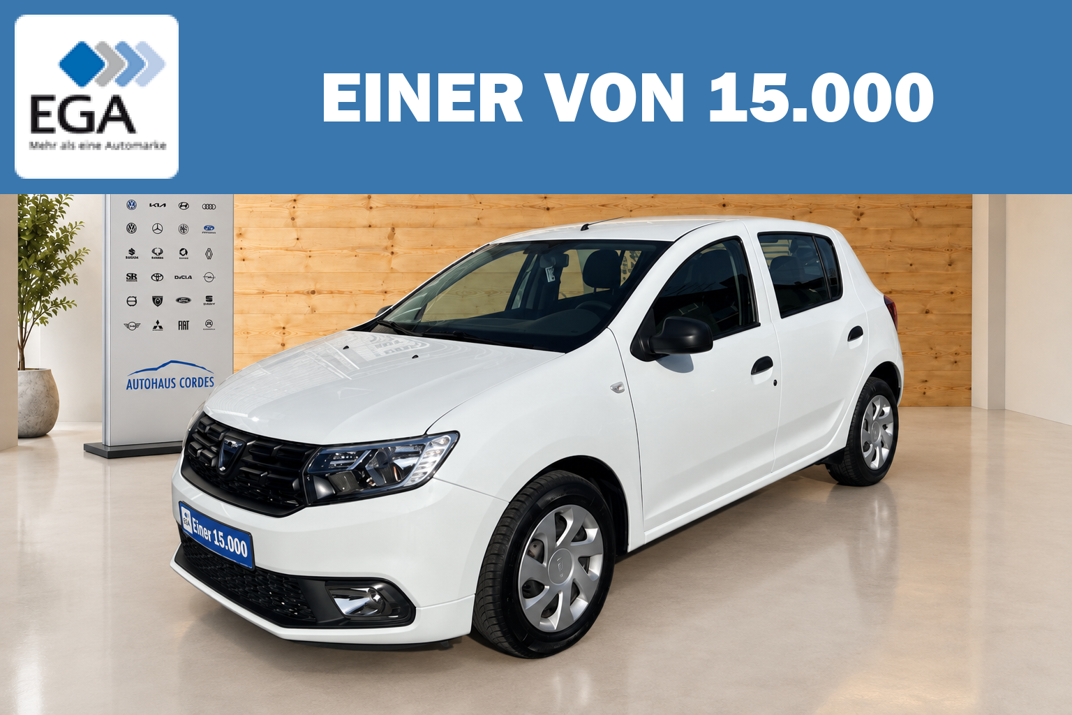 Dacia Sandero LIMOUSINE SCe 75 SERVO*KLIMA*RADIO*BTH*EFH*ZFVB