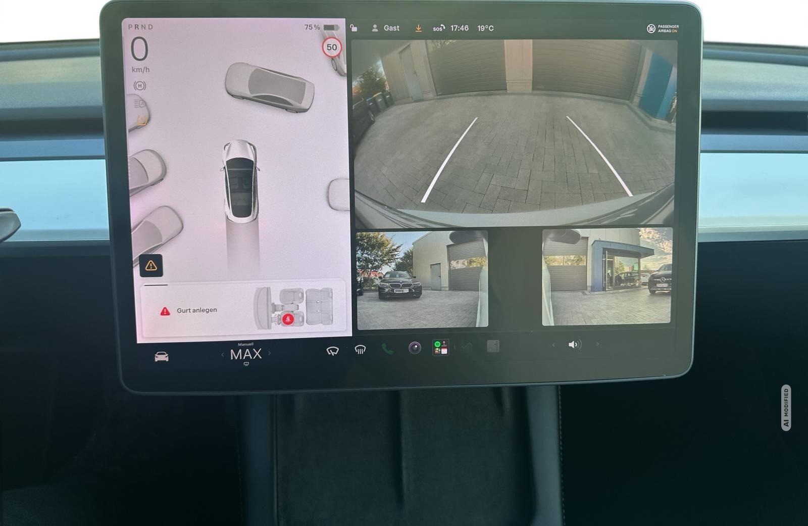Tesla Model 3 SR AHK/LED/360°Kam/Leder/Pano/5xSHZ