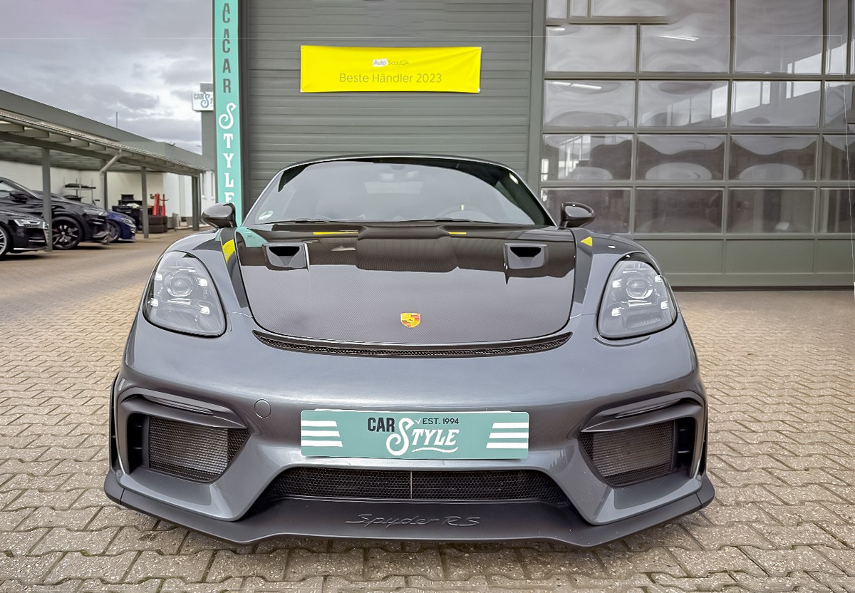 Porsche Boxster Spyder RS 4.0 Weissach Carbon PCCB Lift