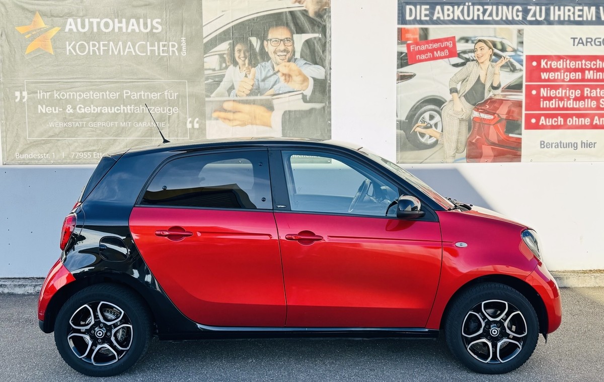 Smart ForFour prime VOLL-LEDER PANO SITZHZG PDC