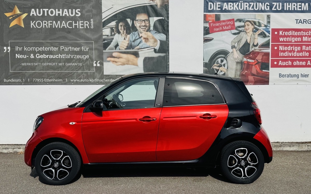 Smart ForFour prime VOLL-LEDER PANO SITZHZG PDC