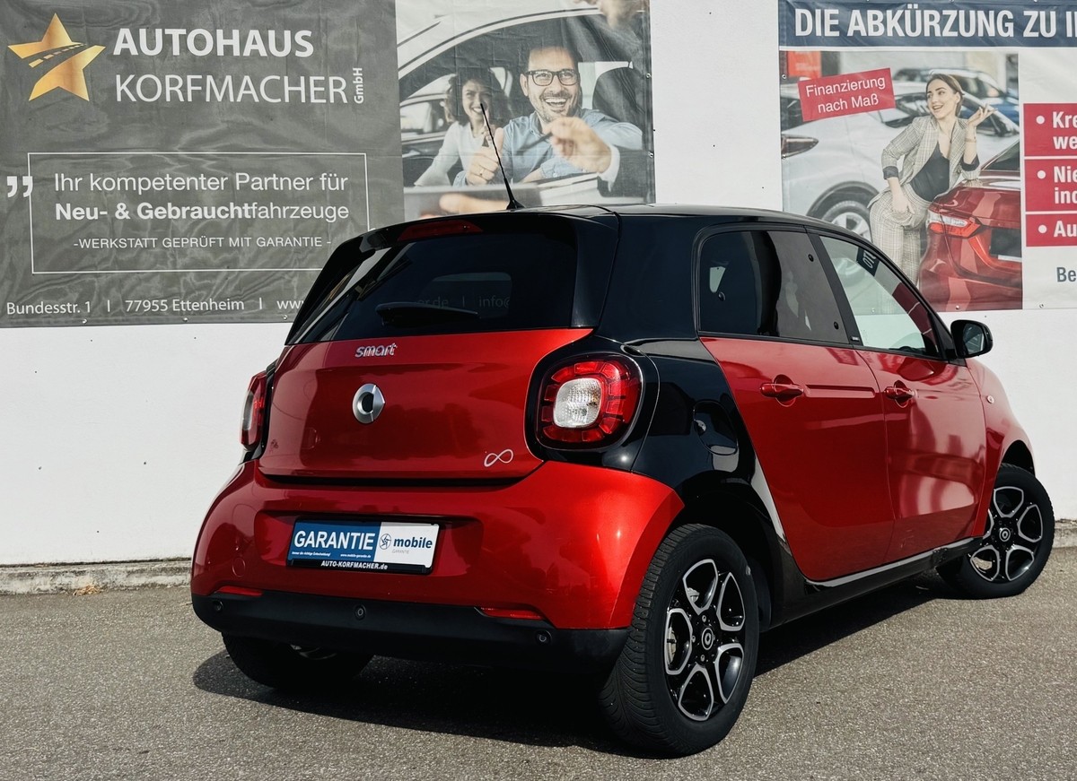 Smart ForFour prime VOLL-LEDER PANO SITZHZG PDC