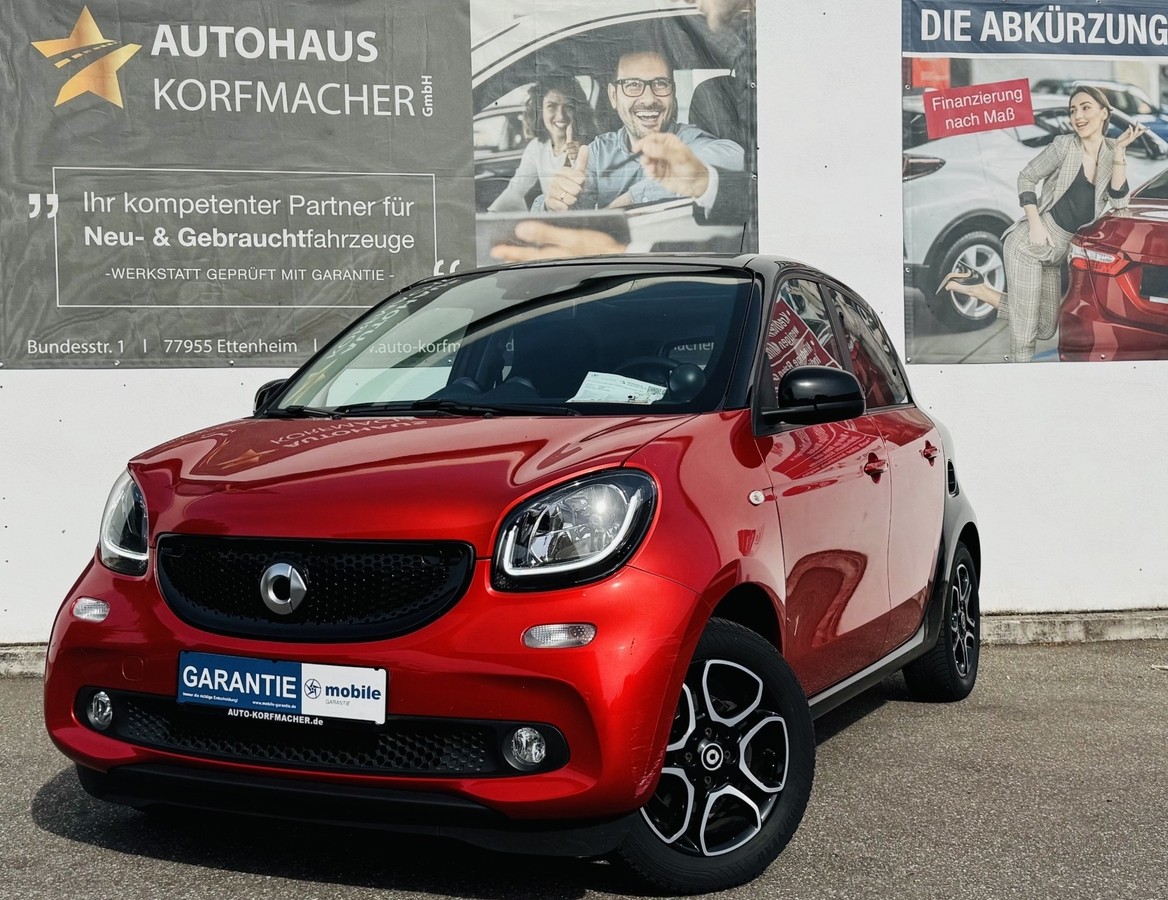 Smart ForFour prime VOLL-LEDER PANO SITZHZG PDC