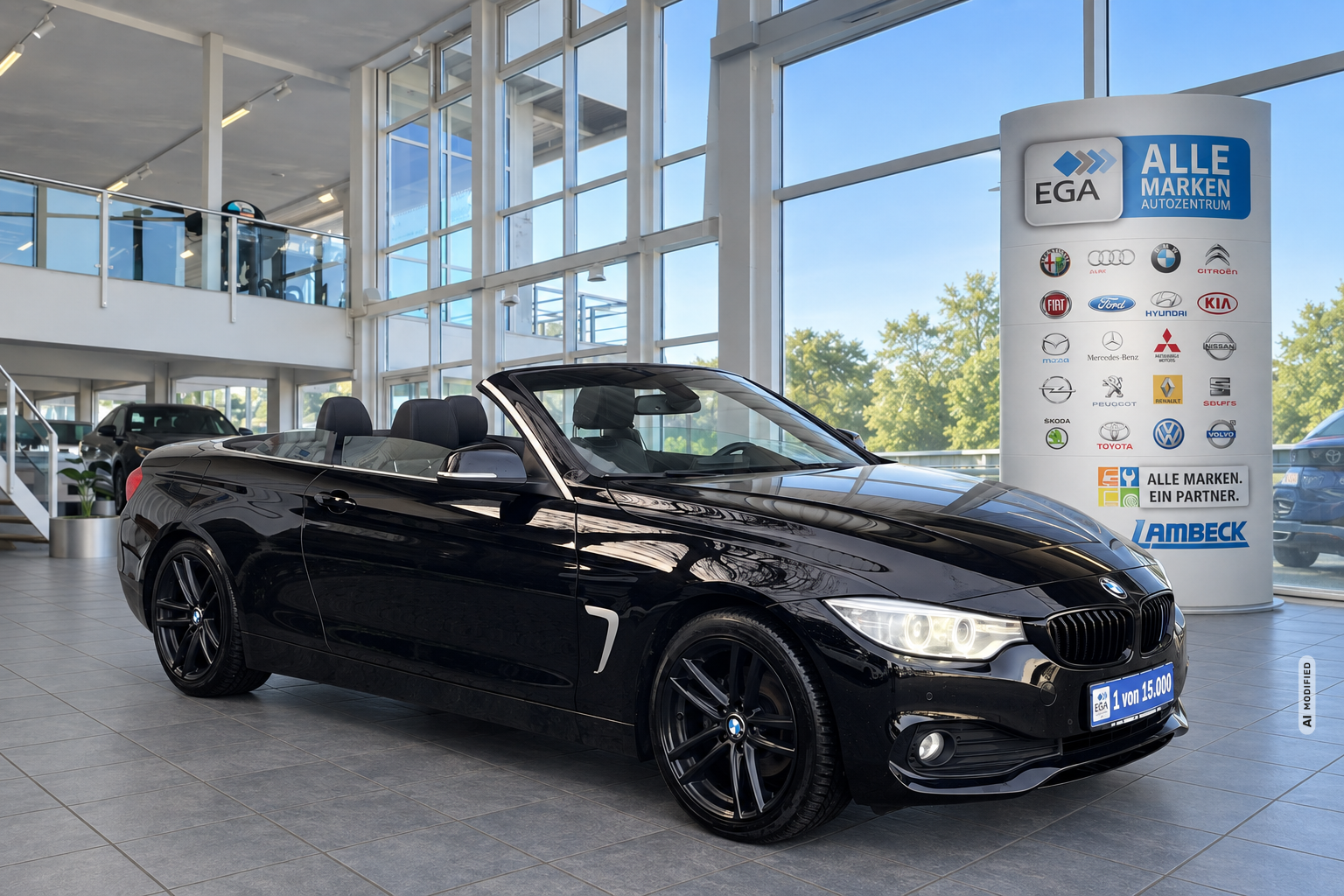 BMW 420 d Cabrio NAVI *LEDER*BI-XENON*NACKENHEIZUNG*MEMORY*SHZ