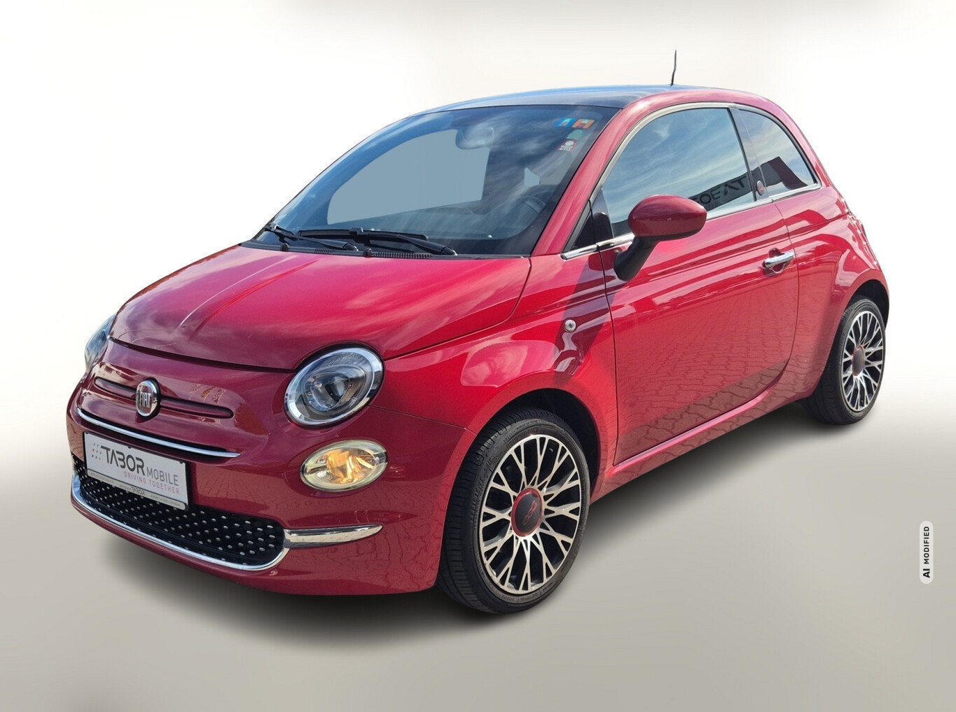 Fiat 500 1.0 Mild Hybrid Red Pano UConnect Tempomat