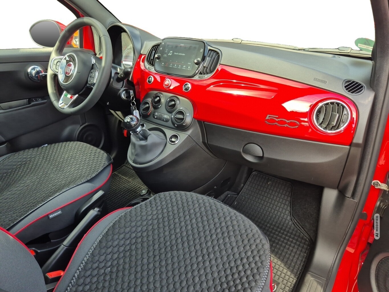 Fiat 500 1.0 Mild Hybrid Red Pano UConnect Tempomat