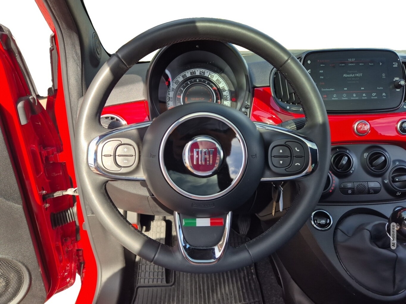 Fiat 500 1.0 Mild Hybrid Red Pano UConnect Tempomat
