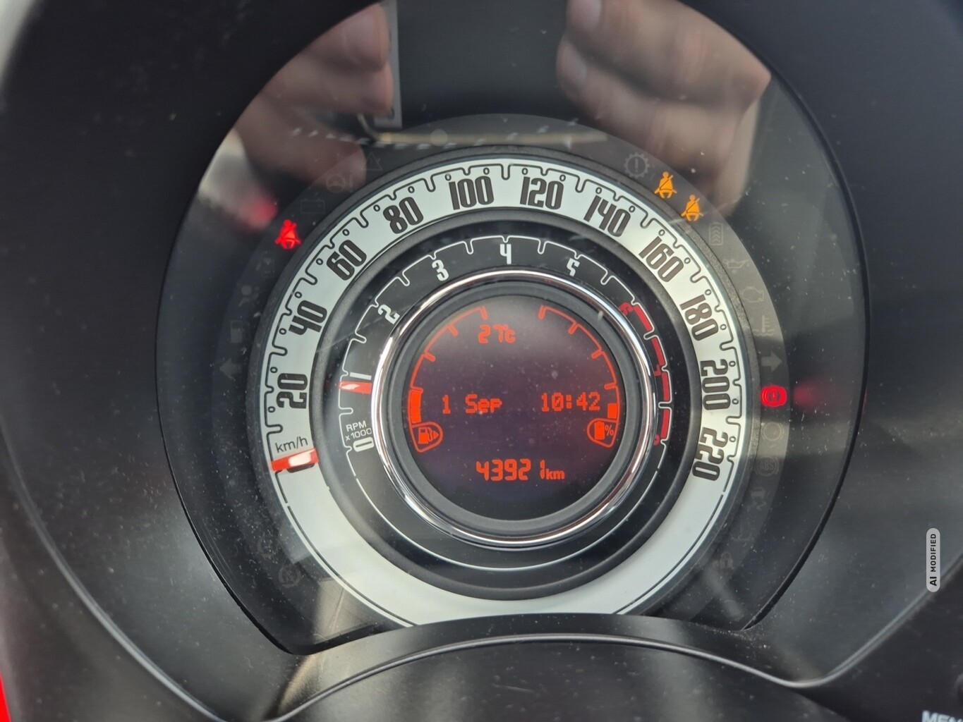 Fiat 500 1.0 Mild Hybrid Red Pano UConnect Tempomat