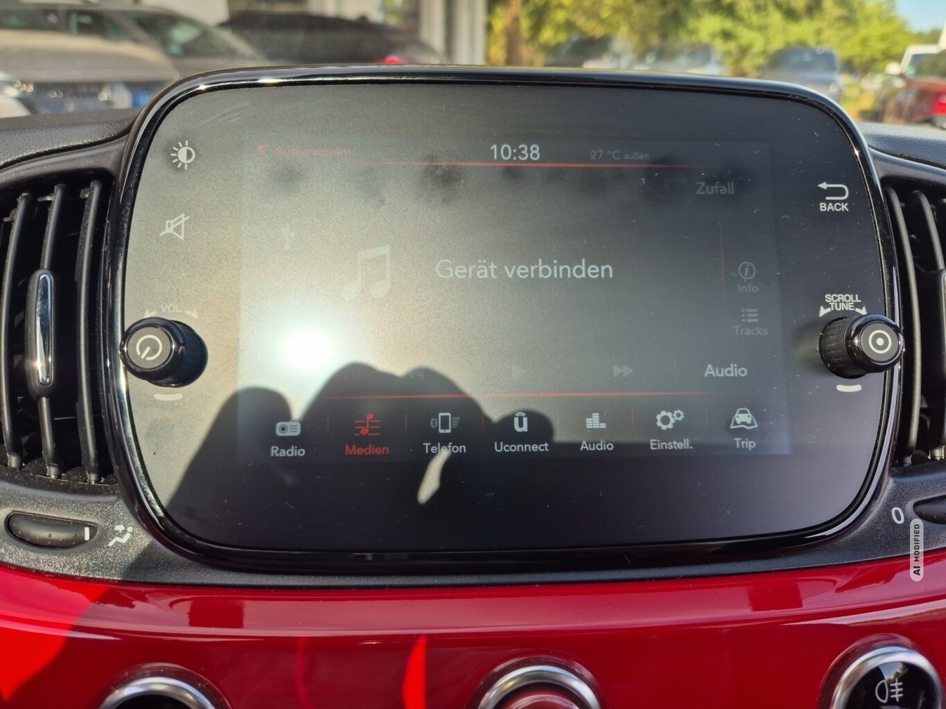 Fiat 500 1.0 Mild Hybrid Red Pano UConnect Tempomat