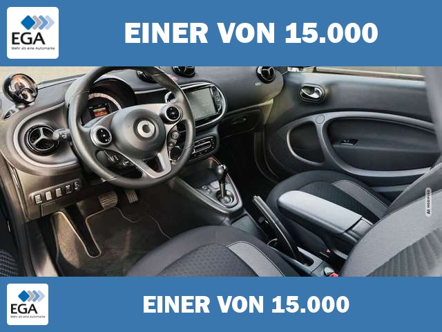 Smart ForTwo EQ EXCLUSICE, Voll-LED, RFK, Panodach, Winterpaket
