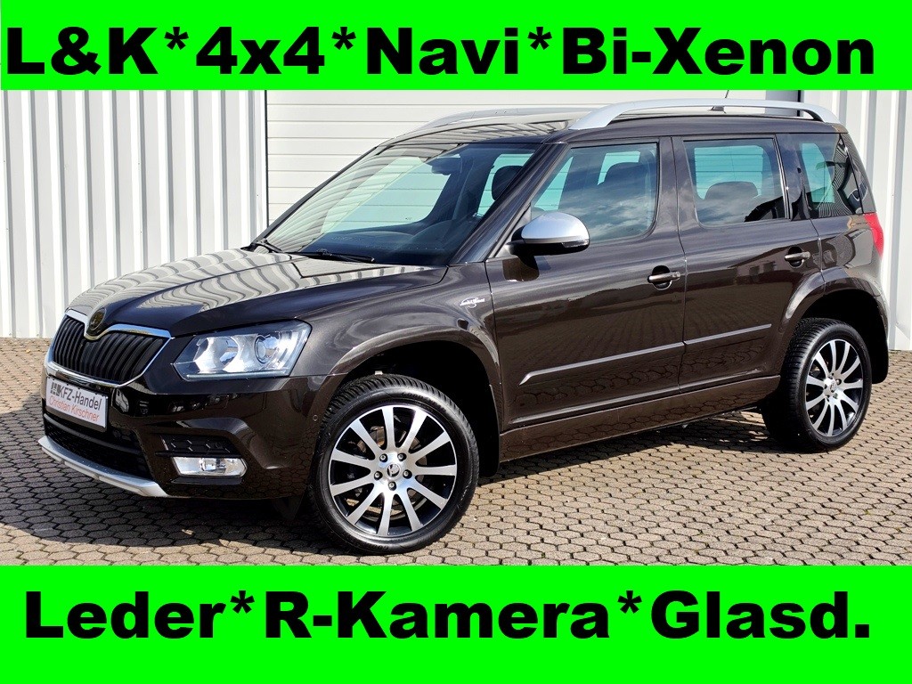 Skoda Yeti  L&K*4x4*AHK*Navi*Leder*Xenon*R-Kamera